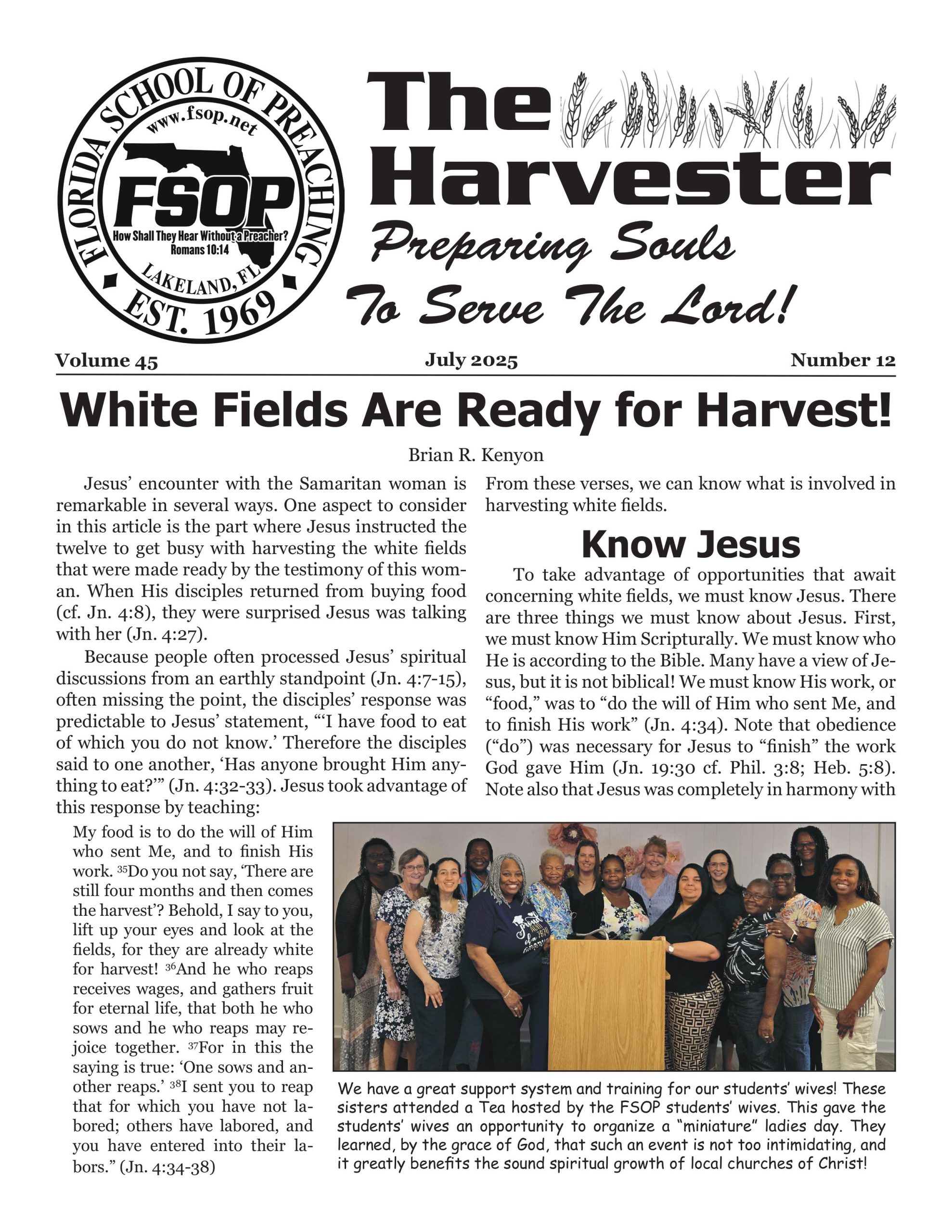 Featured image for “White Fields Ready for Harvest”